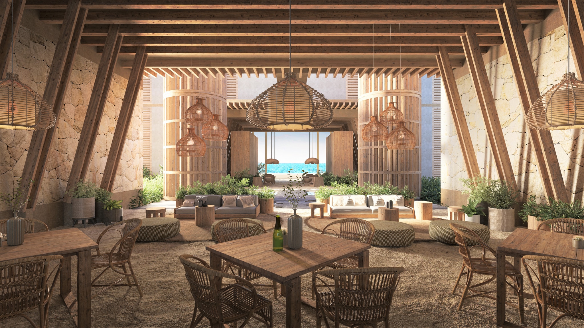 Tankah Bay Beachfront Condos Lobby