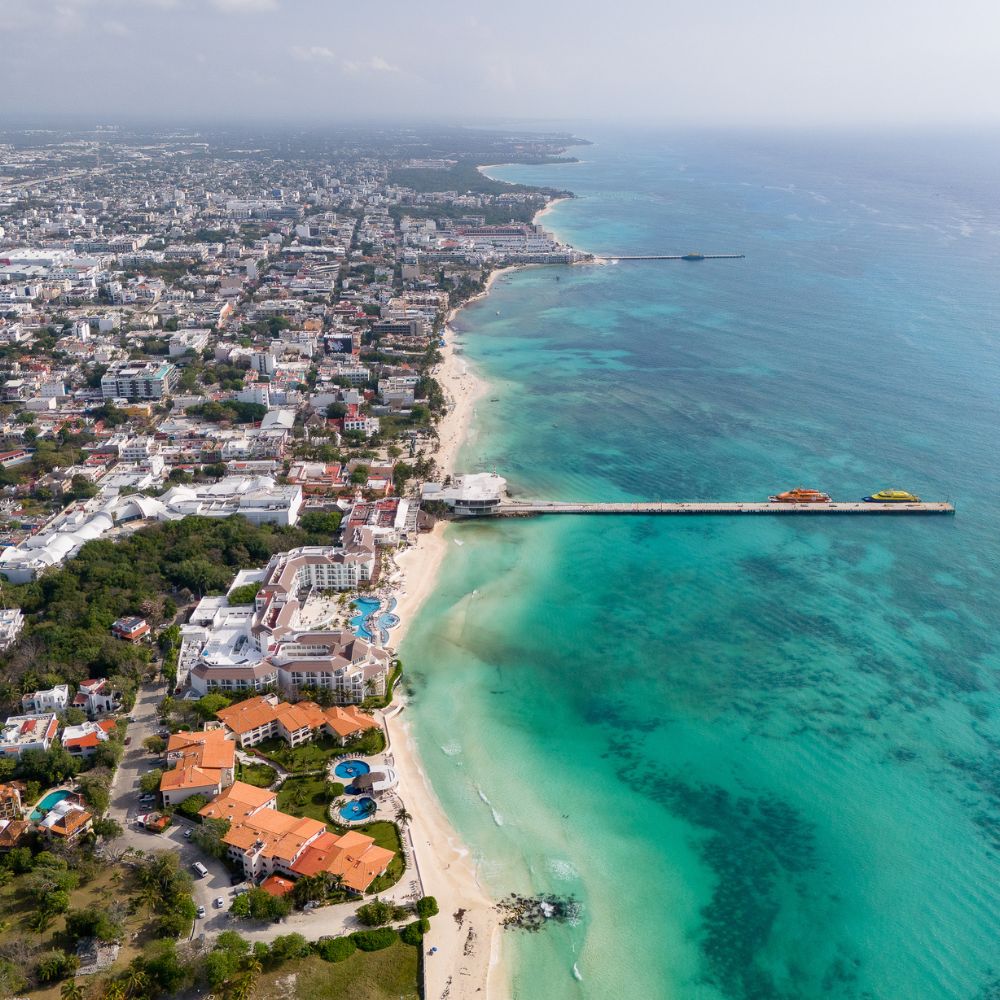 Drone Photo of Playa de Carmen